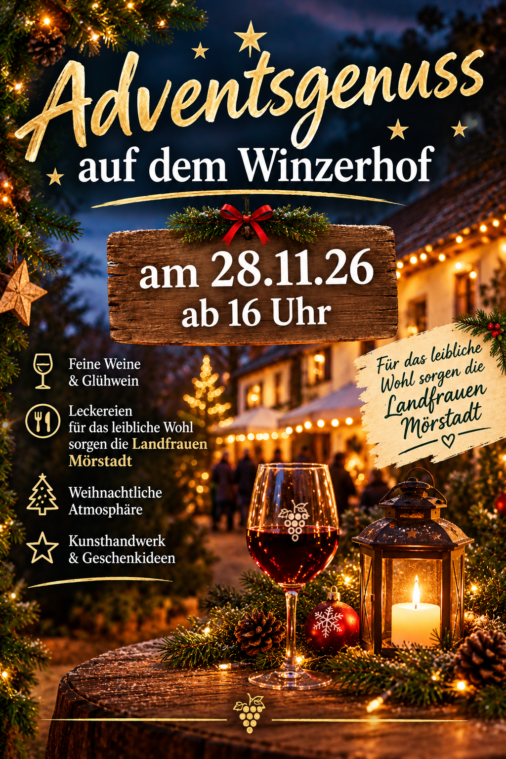 Adventsgenuss am 28.12.2026